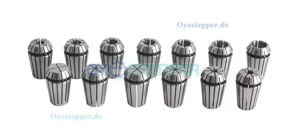 13-teiliges ER Spannzangenset ER11/ER16/ER20/ER25/ER32 f&uuml;r CNC Motorspindeln